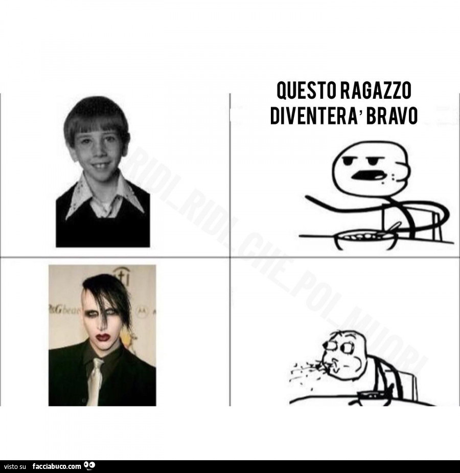 Questo ragazzo diventerà bravo