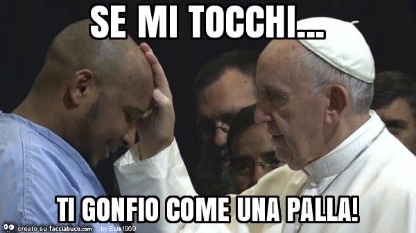 Se mi tocchi&hellip; ti gonfio come una palla