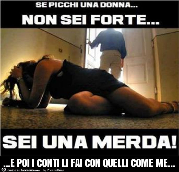 E poi i conti li fai con quelli come me