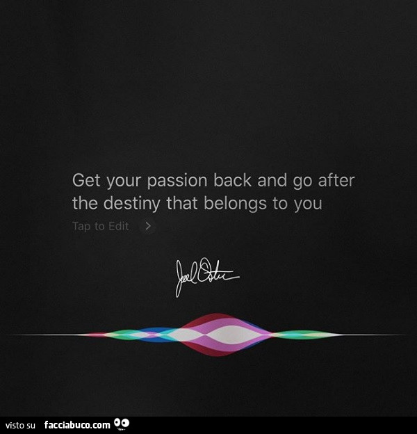 Get your passion back and go after the destiny that belongs to you