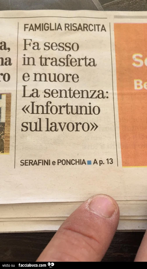 Fa sesso in trasferta e muore. La sentenza: infortunio sul lavoro