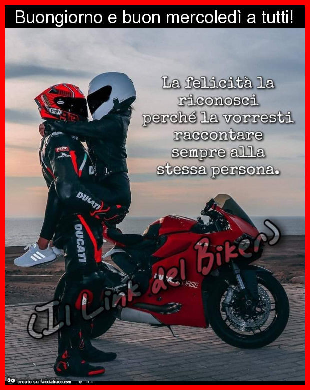 Buongiorno e buon mercoledì a tutti