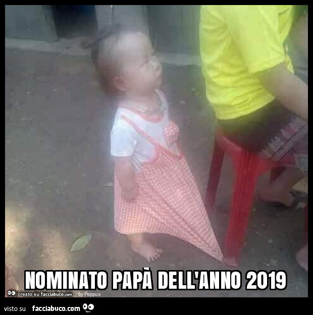 Nominato papà dell'anno 2019