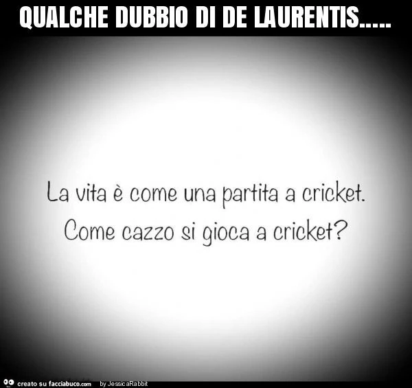 Qualche dubbio di de laurentis