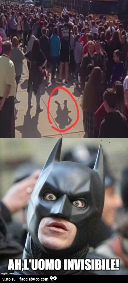 Ah l'uomo invisibile