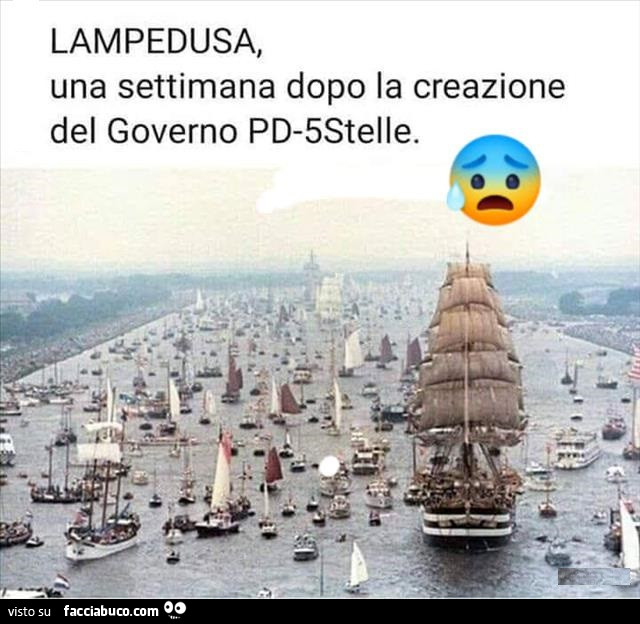 Lampedusa, una settimana dopo la creazione del governo pd-5stelle