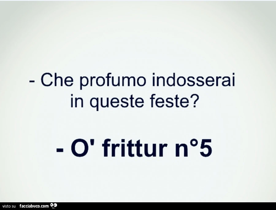 Che profumo indosserai in queste feste? O Frittur n°5