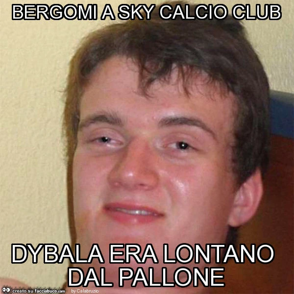 Bergomi a sky calcio club dybala era lontano dal pallone