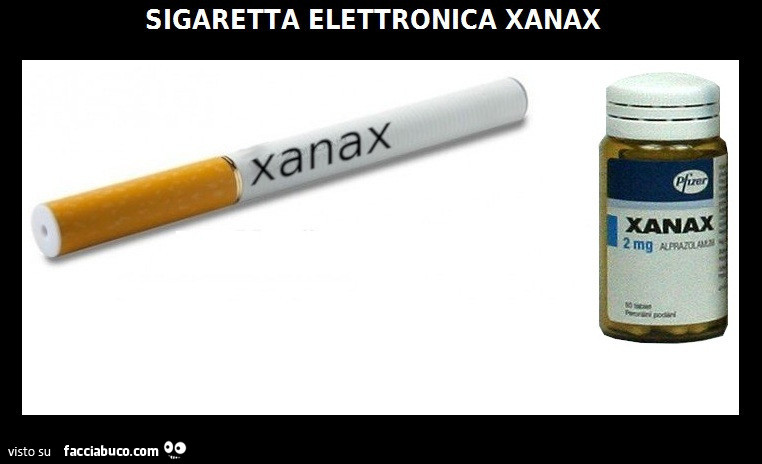 Sigaretta elettronica xanax