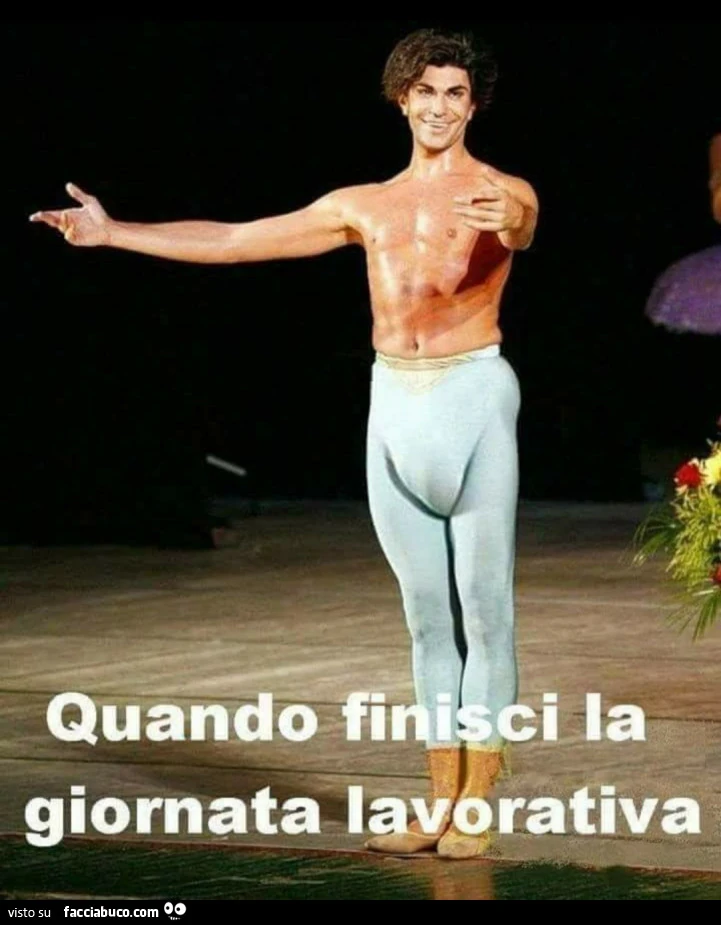 Quando finisci la giornata lavorativa