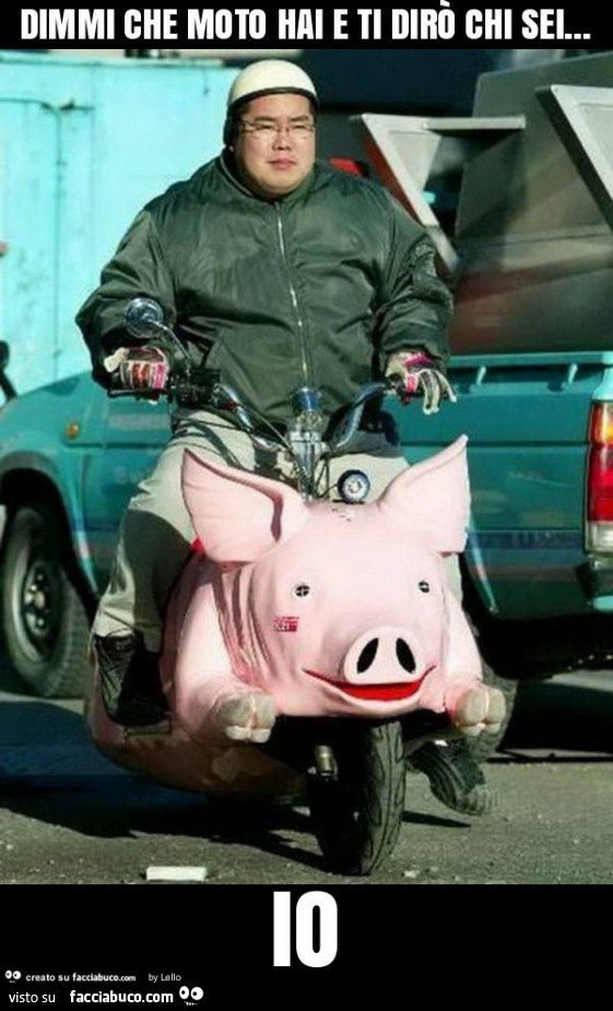Dimmi che moto hai e ti dirò chi sei… io