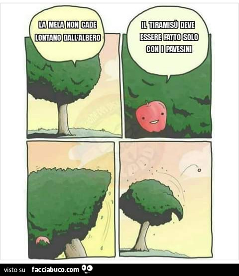 La mela non cade lontano dall albero