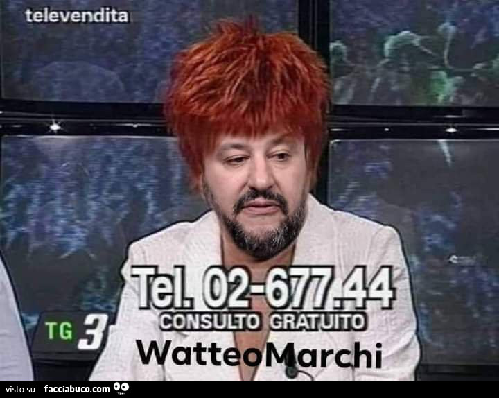 Salvini in versione Watteo Marchi