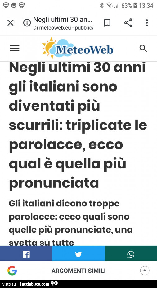 Negli ultimi 30 anni gli italiani sono diventati più scurrili: triplicate le parolacce, ecco qual è quella più pronunciata gli italiani