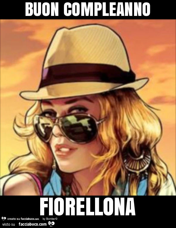 Buon compleanno fiorellona