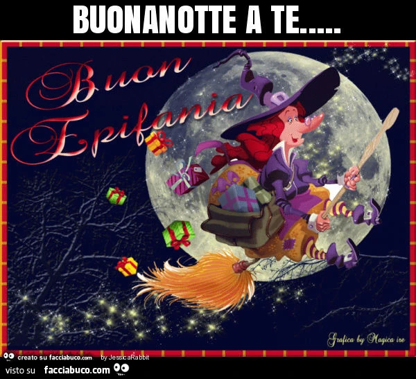 Buonanotte a te