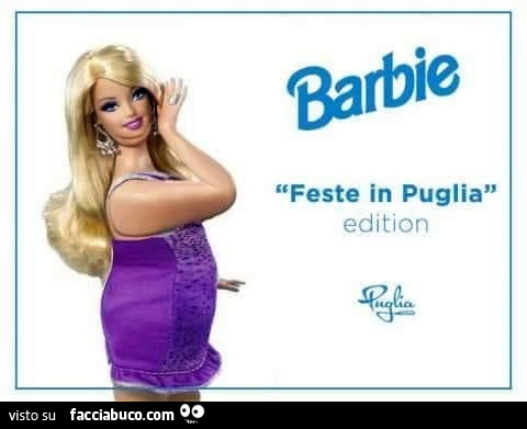 Barbie festa in Puglia edition