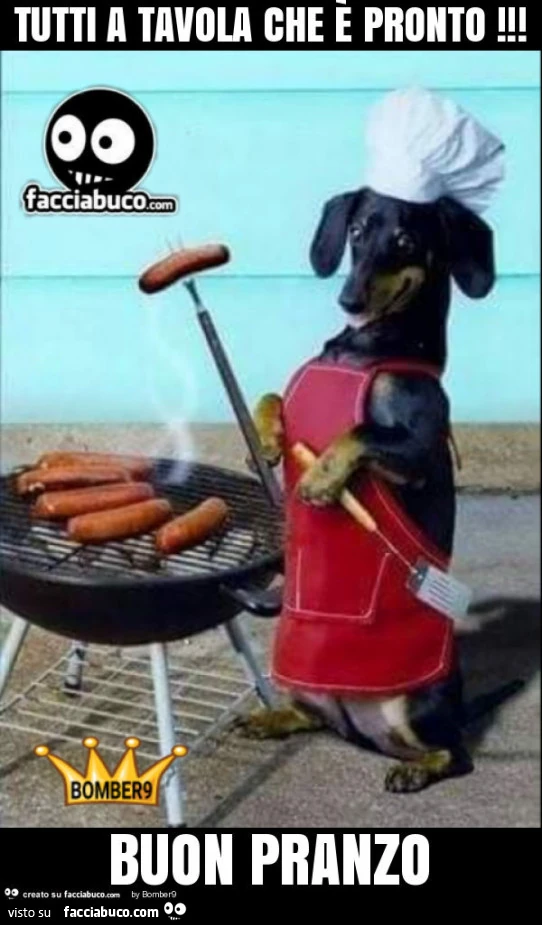 Tutti a tavola che è pronto! Buon pranzo