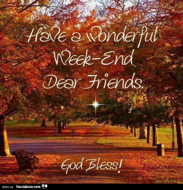 Have a wonderful week-end dear friends