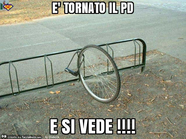 È tornato il pd e si vede