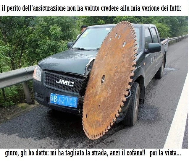 Lama circolare taglia cofano
