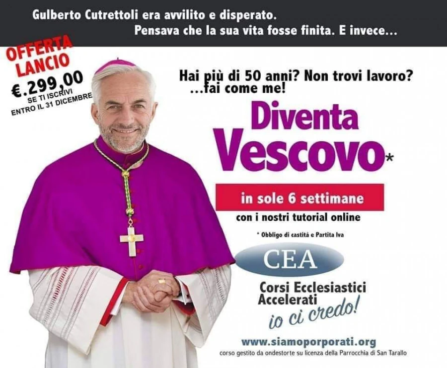 Diventa vescovo