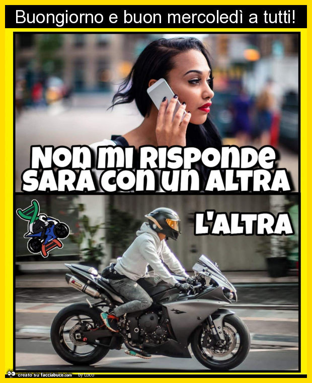 Buongiorno e buon mercoledì a tutti
