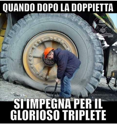 Quando dopo la doppietta si impegna per il glorioso triplete