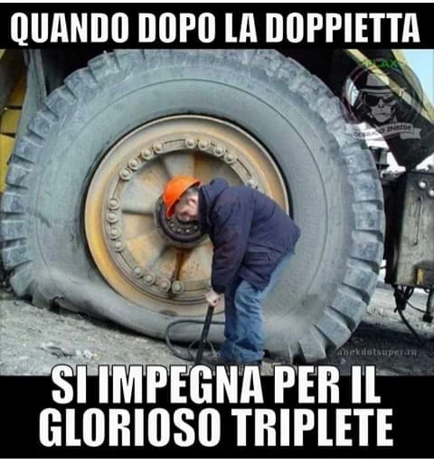 Quando dopo la doppietta si impegna per il glorioso triplete