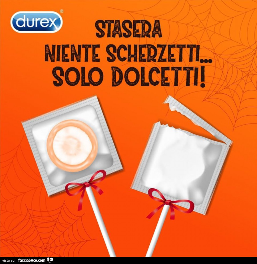 Stasera niente scherzetti… solo dolcetti