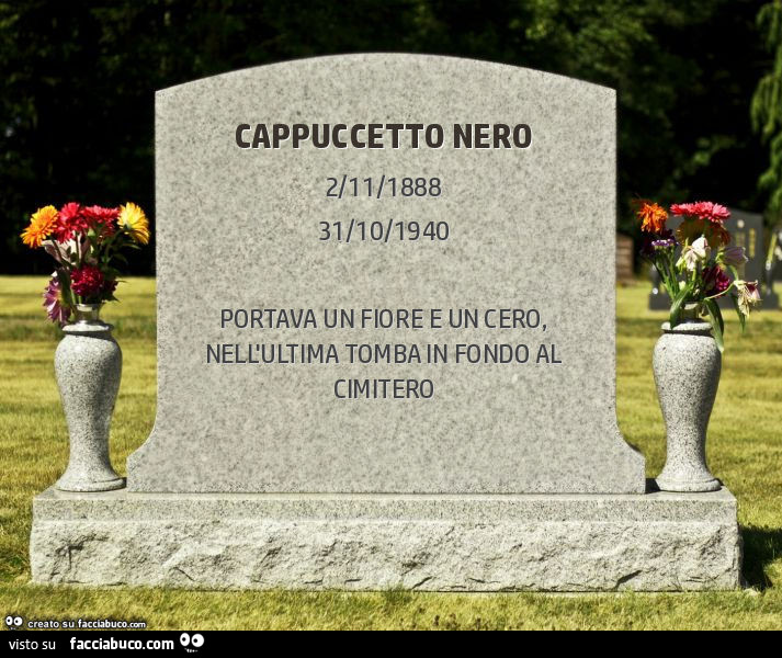 Cero cimitero 2024