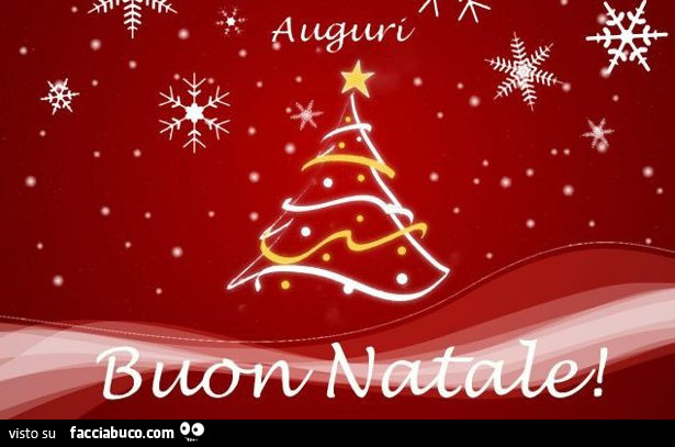 Auguri. Buon natale