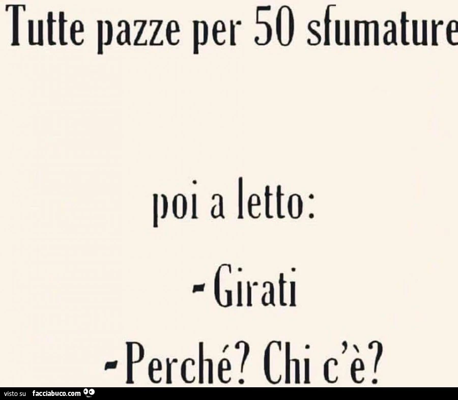 Tutte pazze per 50 sfumature poi a letto: girati perché? Chi c'è?