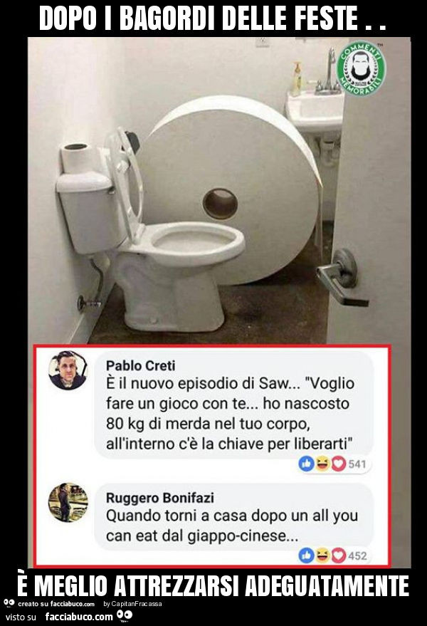 Dopo i bagordi delle feste. È Meglio attrezzarsi adeguatamente