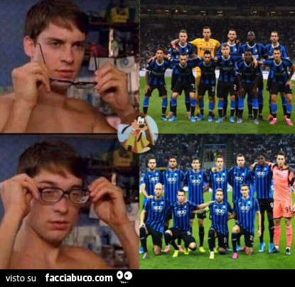 Senza occhiali sembra l'Inter, ma è l'Atalanta