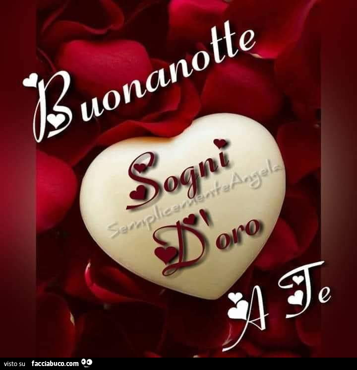 Buonanotte sogni d'oro