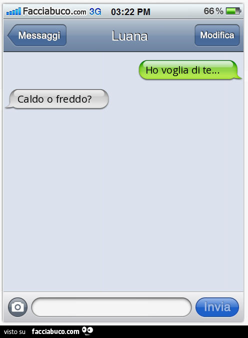Ho voglia di te… Caldo o freddo?