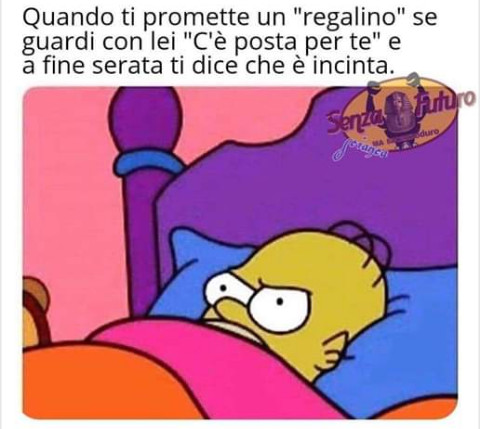 Quando ti promette un regalino se guardi con lei c'è posta per te