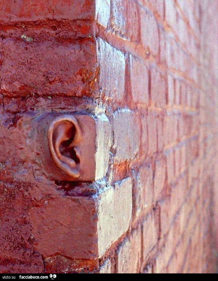 Muro con orecchio