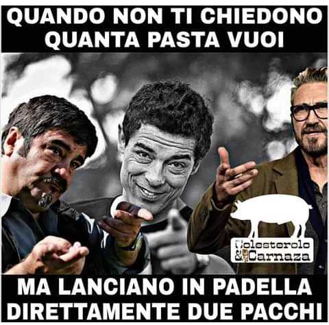 Quando non ti chiedono quanta pasta vuoi ma lanciano in padella due pacchi