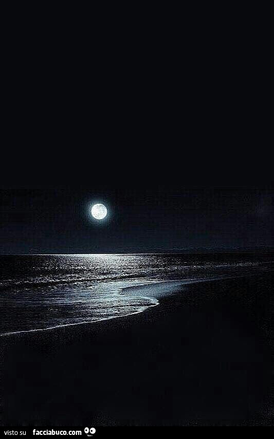 Luna piena con alta marea