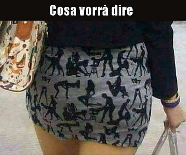 Minigonna kamasutra. Cosa vorrà dire