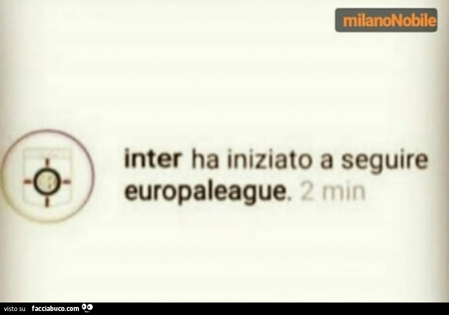 Inter ha iniziato a seguire europa league