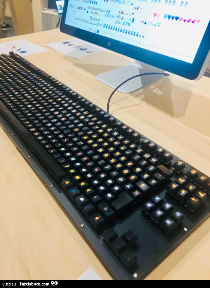 Tastiera con tutte le emoji