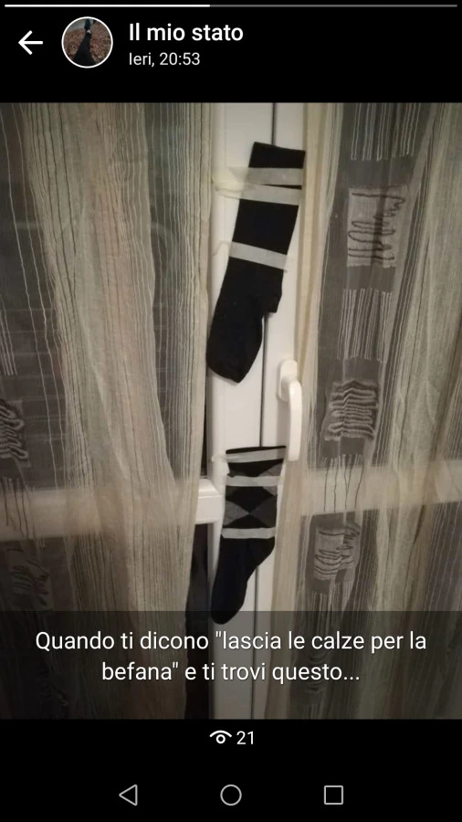 Le calze per la befana