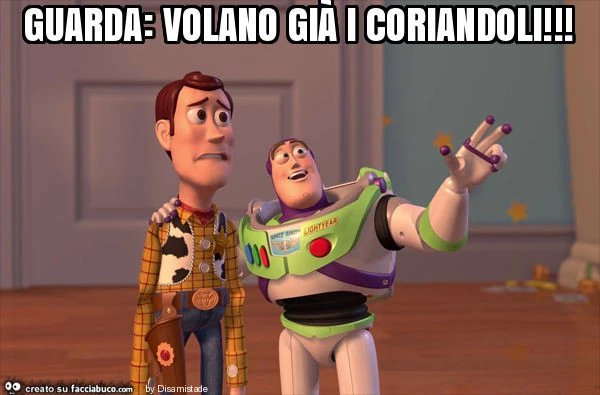Guarda: volano già i coriandoli