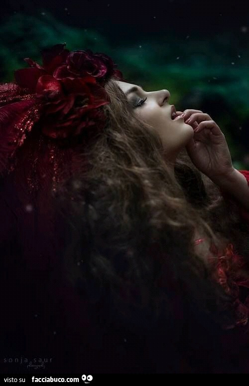 Ragazza dark gothic