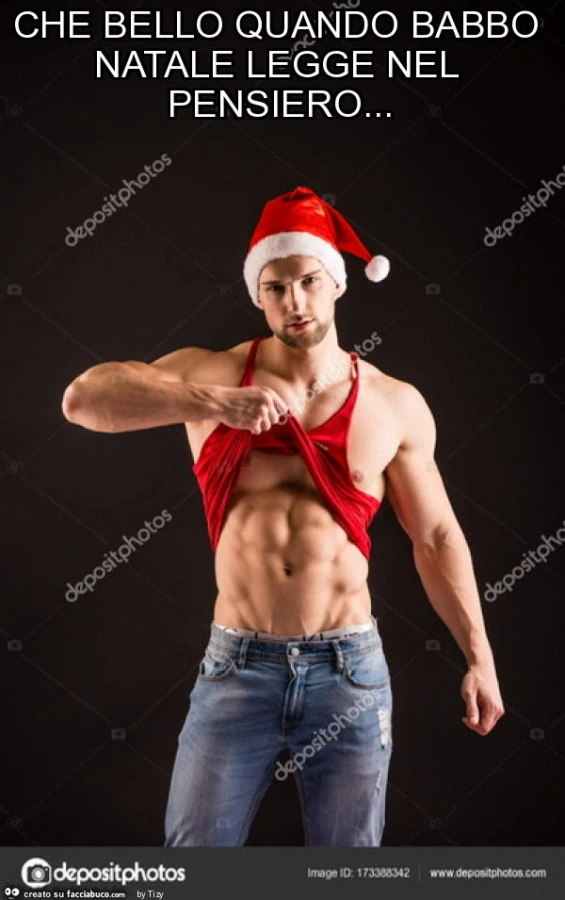 Che bello quando babbo natale legge nel pensiero