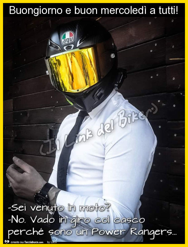 Buongiorno e buon mercoledì a tutti